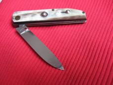 Rare Small Vintage Italian Horn Gentleman's Switchblade Knife