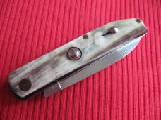 Rare Small Vintage Italian Horn Gentleman's Switchblade Knife