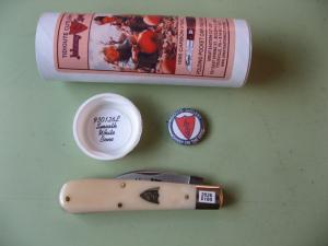 GREAT EASTERN 930126L CARVER JOHNNY ON THE SPOT CARVER SMOOTH WHITE BONE 1