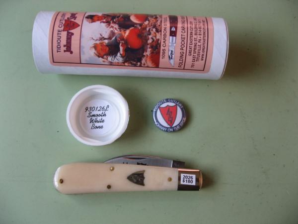 GREAT EASTERN 930126L CARVER JOHNNY ON THE SPOT CARVER SMOOTH WHITE BONE #1 GREAT EASTERN 930126L CARVER JOHNNY ON THE SPOT CARVER SMOOTH WHITE BONE #1