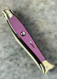 10" (25cm) Fishtail Picklock w/ Purple Acrylic Scales - no stamp - EXC