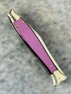 10" (25cm) Fishtail Picklock w/ Purple Acrylic Scales - no stamp - EXC