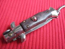Vintage Italian Anchor Brand Mini Keychain STILETTO Switchblade Knife.