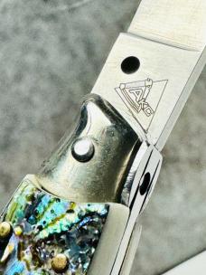 8" (20cm) AKC Fishtail Picklock w/ Abalone Scales