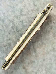 Vintage 13" (33cm) Stiletto w/ Stag Scales - "Maniago Italy" 