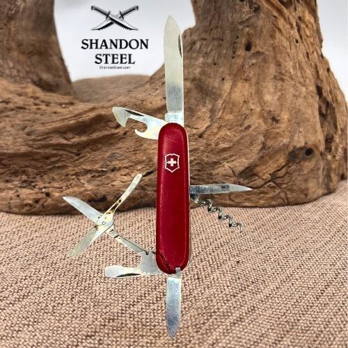 Victorinox CLIMBER Swiss Army Knife Vintage Pre 1991 No Hook Version (108)
