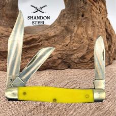 Camillus 711 Yellow Jacket 3 Blade Stockman Traditional Folding Pocket Knife 25