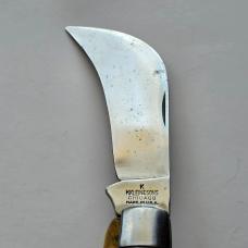 Vintage M Klein & Sons Chicago USA Hawkbill Pruner Lineman Pocket Knife Woodgrain