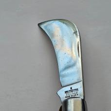 Vintage M Klein & Sons Chicago USA Hawkbill Pruner Lineman Pocket Knife Woodgrain