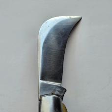 Vintage M Klein & Sons Chicago USA Hawkbill Pruner Lineman Pocket Knife Woodgrain