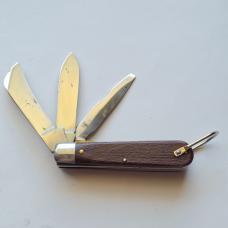 Vintage M Klein & Sons Chicago USA 3-Blade Electricians Pocket Knife Screwdriver