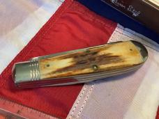 Schatt & Morgan XL Trapper (032 101) with Super Stag Slab Handles -NOS