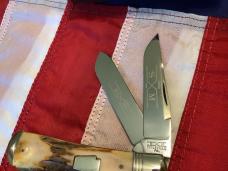 Schatt & Morgan XL Trapper (032 101) with Super Stag Slab Handles -NOS
