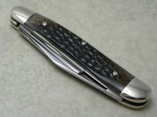 Case XX USA 4 Dot 1976 Bone 6380 Large Whittler Knife