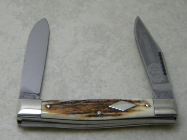 Bulldog Brand Germany 1st Generation Stag Lumberjack Moose Knife 2LP 1 of only 36 Made in 1983 Bulldog Brand Germany 1st Generation Stag Lumberjack Moose Knife 2LP 1 of only 36 Made in 1983