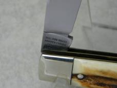 Bulldog Brand Germany 1st Generation Stag Lumberjack Moose Knife 2LP 1 of only 36 Made in 1983