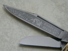 Bulldog Brand Germany 1st Generation Stag Stockman Knife with Heart Shield