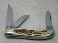Bulldog Brand Germany 1st Gen 1984 Stag Serpentine Stockman Knife 110th Run for the Roses 1 0f 804