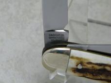 Bulldog Brand Germany 1st Gen 1984 Stag Serpentine Stockman Knife 110th Run for the Roses 1 0f 804