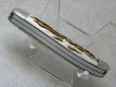 Bulldog Brand Germany 1st Gen 1984 Stag Serpentine Stockman Knife 110th Run for the Roses 1 0f 804