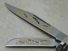 Kissing Crane Robt Klass Solingen Germany Stag 1990 NKCA Club Knife 