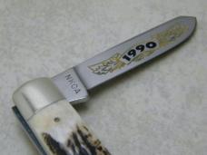 Kissing Crane Robt Klass Solingen Germany Stag 1990 NKCA Club Knife 