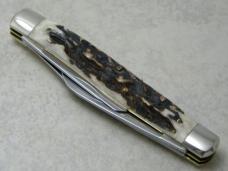 Kissing Crane Robt Klass Solingen Germany Stag 1990 NKCA Club Knife 