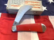 2018 Case xx Large Hawkbill (Mdl# 41011 SS) w/ Super Red Synthetic Handles and USA Shield -NOS