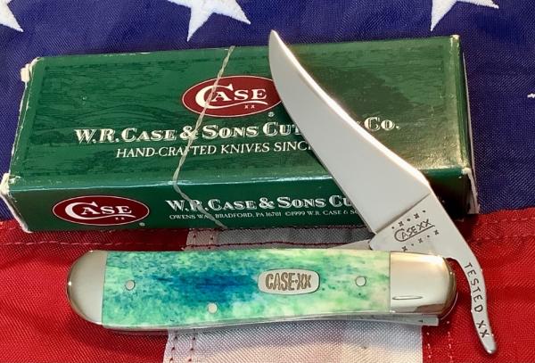 2000 Case xx (MDL#61953 SS) w/ Fantastic Peacock Appaloosa Handles -NOS in Orig box 2000 Case xx (MDL#61953 SS) w/ Fantastic Peacock Appaloosa Handles -NOS in Orig box
