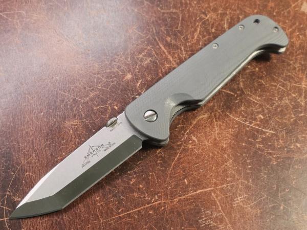 Emerson Knives - Hellfire - Contoured Gray G10 - Tanto MagnaMax