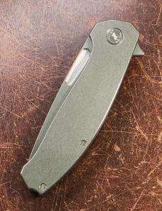 Hog House Knives Mini Veli - Titanium Tumbled (Slab) Finish - RWL 34 
