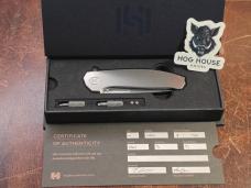 Hog House Knives Mini Veli - Titanium Tumbled (Slab) Finish - RWL 34 