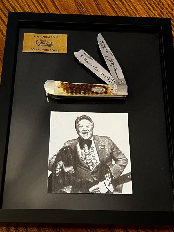 Rare Case XX 1988 Jerry CLOWER One Arm Razor Trapper 002 ROG 6254 RAZ Beautiful Handles/Showcase NEW
