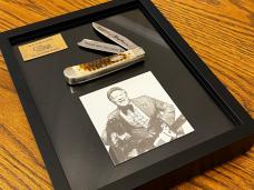 Rare Case XX 1988 Jerry CLOWER One Arm Razor Trapper 002 ROG 6254 RAZ Beautiful Handles/Showcase NEW