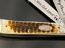 Rare Case XX 1988 Jerry CLOWER One Arm Razor Trapper 002 ROG 6254 RAZ Beautiful Handles/Showcase NEW