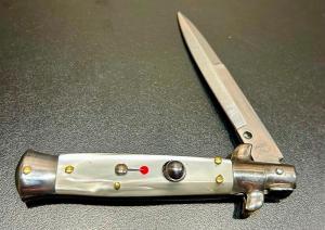 Dolphins 7quot Picklock Stiletto White Pearlex Maniago Italy