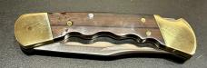 Vintage 1970's Buck U.S.A. 110 "Custom Finger Groove" Lockback Knife