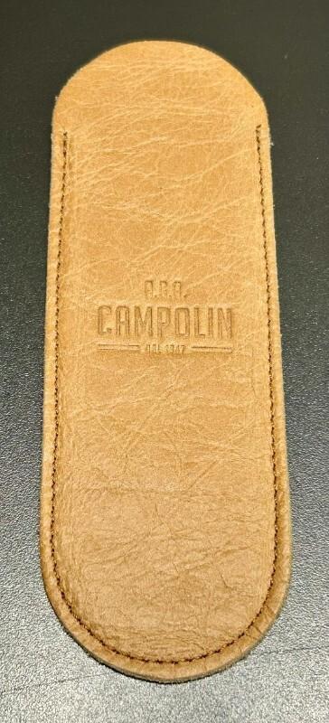 A.G.A. Campolin Italy Tan Leather Pouch, Fits up to 11" Stilettos A.G.A. Campolin Italy Tan Leather Pouch, Fits up to 11" Stilettos