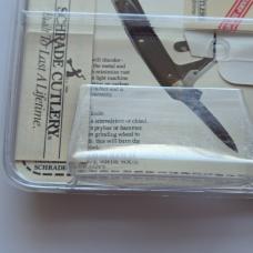 Vintage Schrade USA 106OT Old Timer Grandads Pocket Knife w/ Scissors NIP NOS Sealed