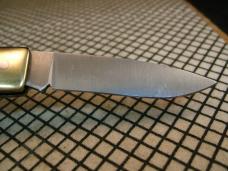 SCHJRADE OLD TIMER 5OT BRUIN USA VINT. 1958-63 1095 CARBON STEEL LOCK BACK POCKET KNIFE BOX & PAPERS