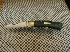 SCHJRADE OLD TIMER 5OT BRUIN USA VINT. 1958-63 1095 CARBON STEEL LOCK BACK POCKET KNIFE BOX & PAPERS