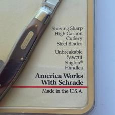 Vintage Schrade USA 77OT Improved Muskrat Old Timer Knife 2-Blade NIP NOS Sealed