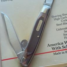 Vintage Schrade USA 77OT Improved Muskrat Old Timer Knife 2-Blade NIP NOS Sealed