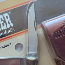 Vintage Schrade USA 96OTS Bearhead Trapper Knife Pick Tweezers Sheath NIP NOS Sealed