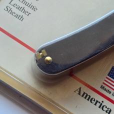 Vintage Schrade USA 96OTS Bearhead Trapper Knife Pick Tweezers Sheath NIP NOS Sealed