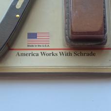 Vintage Schrade USA 96OTS Bearhead Trapper Knife Pick Tweezers Sheath NIP NOS Sealed