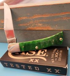 2026 Case Bright Green Gator Jig Axe Handle