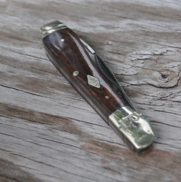Rough Rider RR1769 3 1/2" Closed Factory Mint Red Backed Bone Handles Long Warncliff Blade