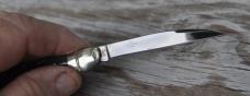 Rough Rider RR1769 3 1/2" Closed Factory Mint Red Backed Bone Handles Long Warncliff Blade
