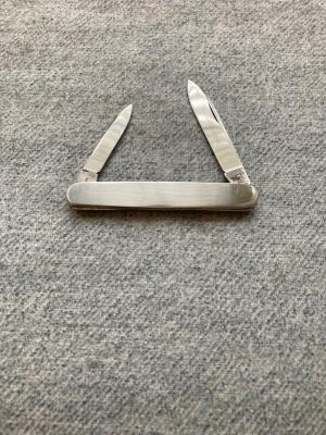 RARE Antique ULSTER KNIFE CO Etched STAINLESS Pen Knife - MINT